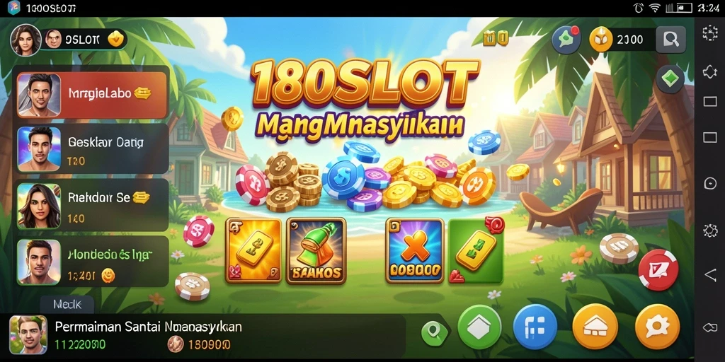 Tangkapan layar gameplay <strong>180SLOT</strong> dengan fitur slot yang menarik.