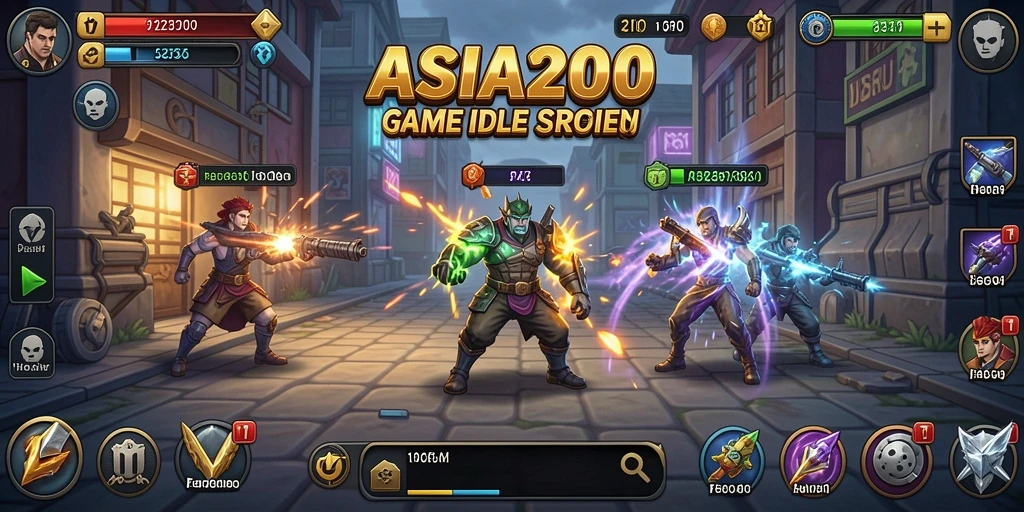 Tangkapan layar gameplay ASIA200 menunjukkan strategi dalam mengelola sumber daya.