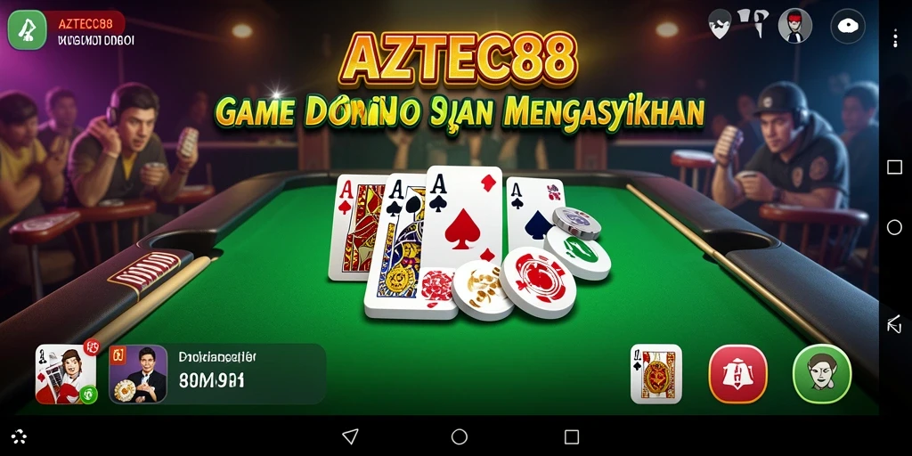 Gambaran menarik gameplay seru Domino AZTEC88.