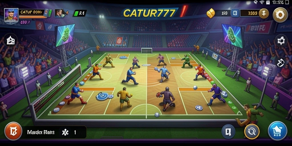 Tangkapan layar gameplay CATUR777 menampilkan momen seru saat bermain catur.