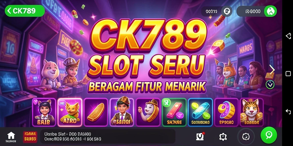 Gameplay CK789 yang menarik dengan mesin Slot beragam.