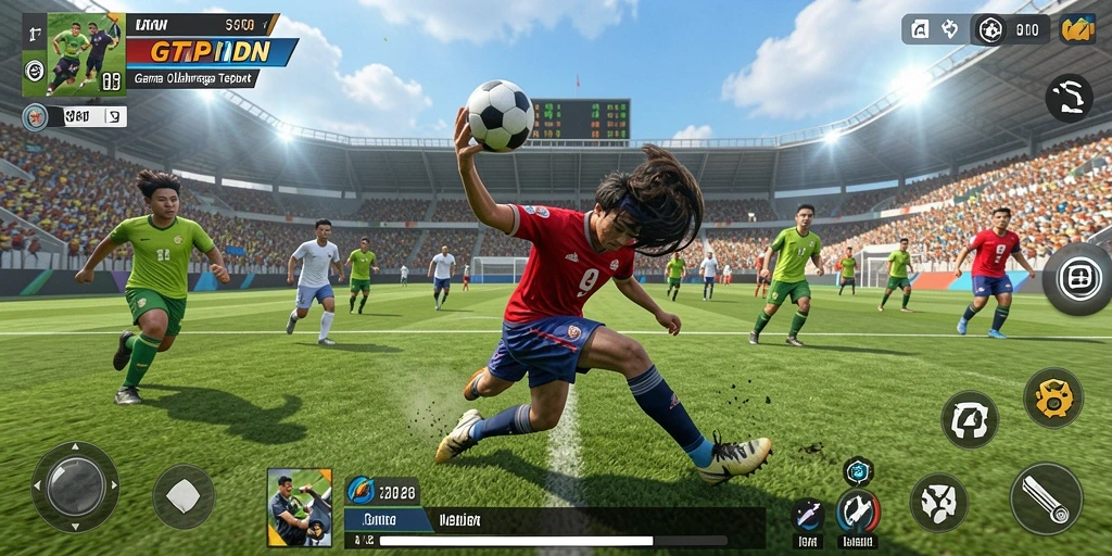Gameplay seru GTPIDN dalam pertandingan olahraga.