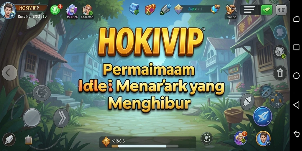 Screenshot HOKIVIP menampilkan pengalaman gameplay Idle yang menawan.