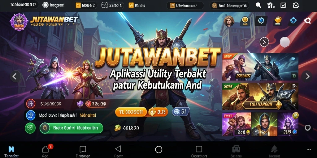 Tampilan antarmuka intuitif dari JUTAWANBET yang memudahkan penggunaan.