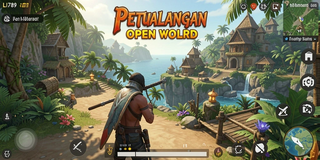 Tampilan gameplay LI789 yang menawan dan mendebarkan di dunia Open World.