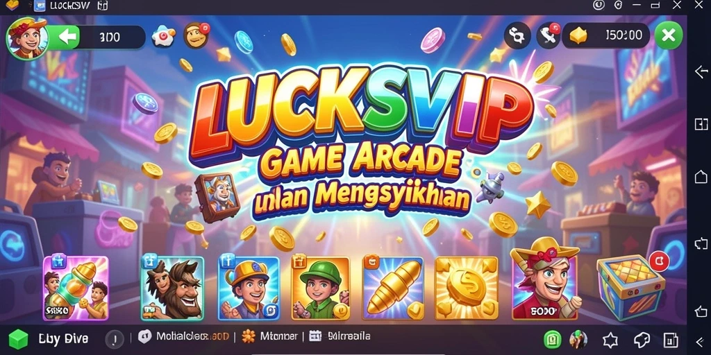 Tampilan gameplay seru dari LUCKSVIP yang penuh aksi.