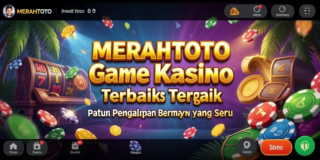 Screenshot gameplay MERAHTOTO menampilkan aksi seru dan grafis menarik dari permainan Kasino.