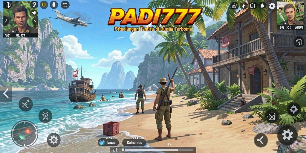 Screenshot utama PADI777 menampilkan petualangan seru di dunia terbuka.