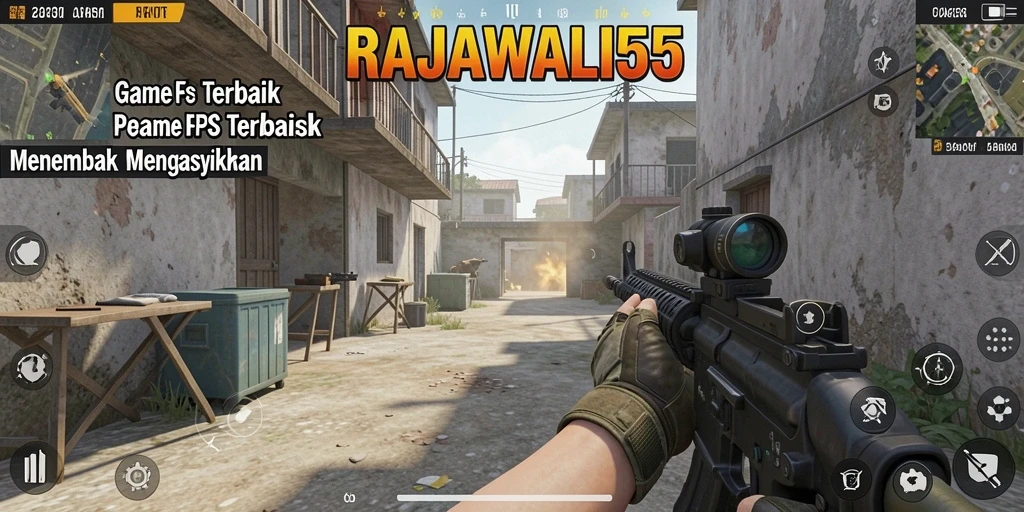 Screenshot gameplay seru dari RAJAWALI55 dengan aksi tembak-menembak yang mendebarkan.