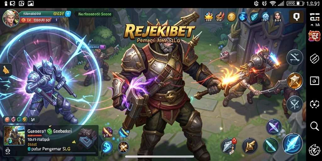 Tampilan gameplay seru dalam REJEKIBET dengan berbagai strategi tempur.