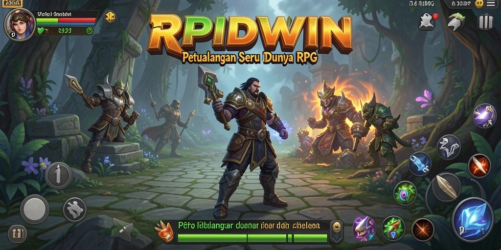 Tampilan gameplay RPIDWIN yang seru dan penuh aksi.