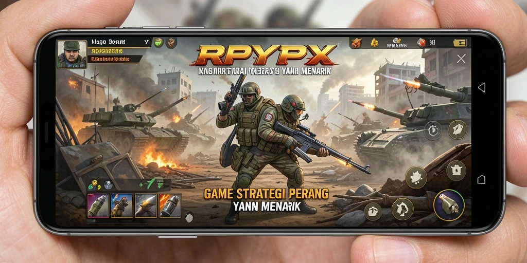 Tampilan menarik dari gameplay strategis RPYYY yang penuh aksi.