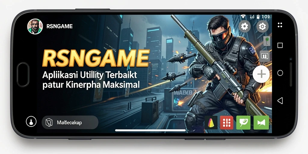 Tampilan antarmuka RSNGAME yang bersih dan mudah dinavigasi.