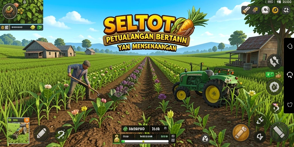 Gameplay menarik dari SELTOTO dengan suasana pertanian yang ceria.