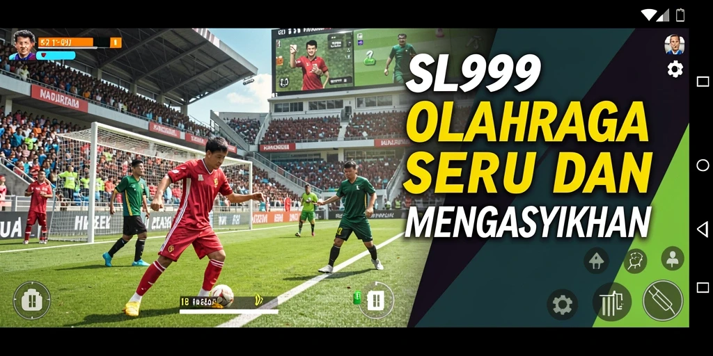 Tampilan gameplay seru SL999 dengan aksi olahraga yang mendebarkan.