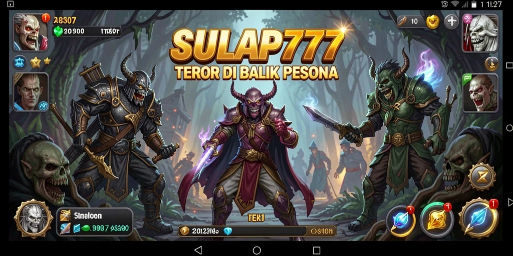Screenshot gameplay SULAP777 menunjukkan suasana mencekam yang menggugah adrenalin.