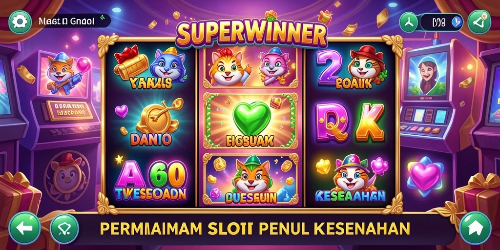 Tampilan screenshot gameplay menarik dari SUPERWINNER.