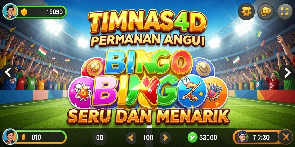 Tampilan gameplay Bingo yang seru dan interaktif di TIMNAS4D.