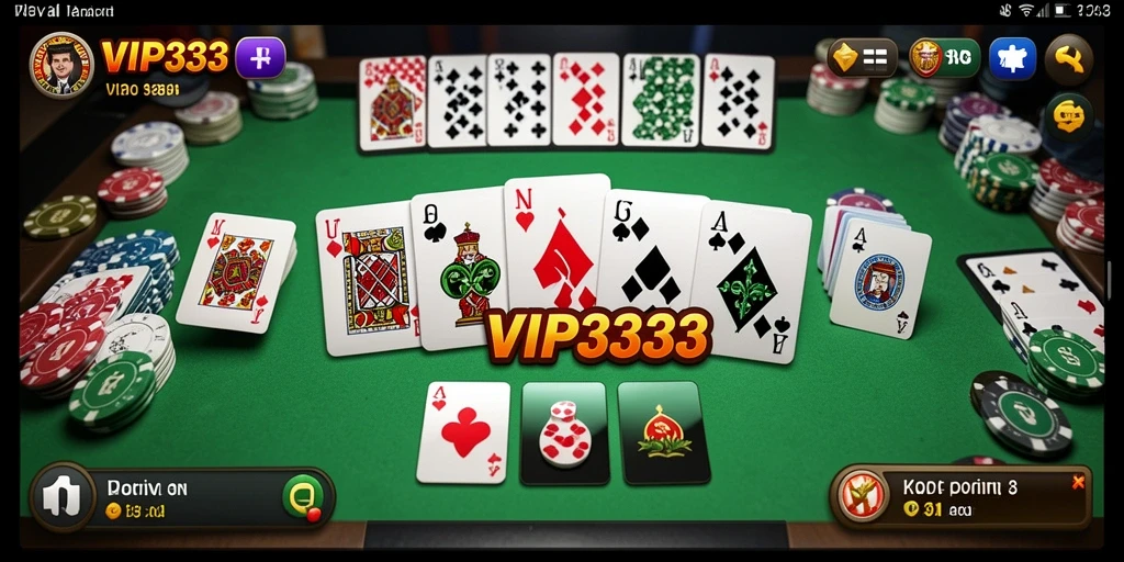 Screenshot utama VIP333 menunjukkan gameplay menarik dalam permainan Domino.