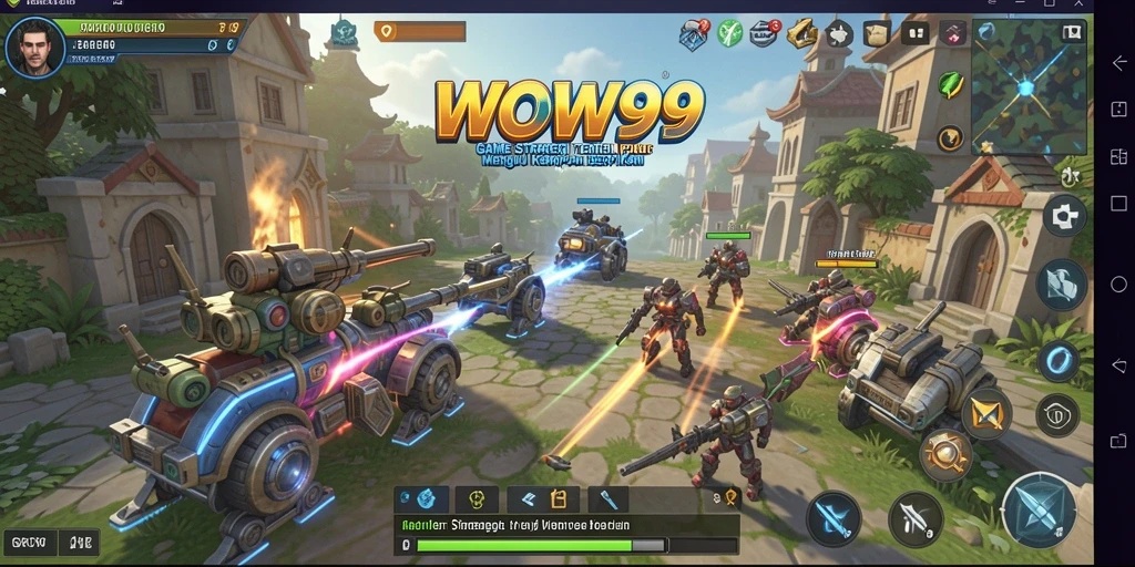 Tampilan gameplay WOW99 yang menegangkan dan strategis.